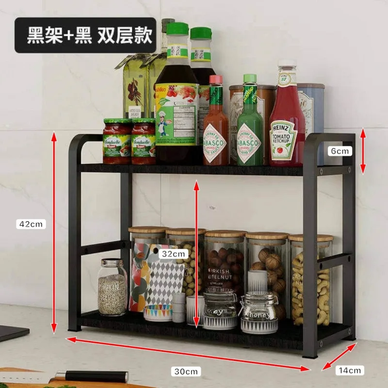 Kitchen Multi-functional Floor Multi-layer Storage Rack Vegetable Pots and Pans Storage Rack Household Microwave Storage Rack