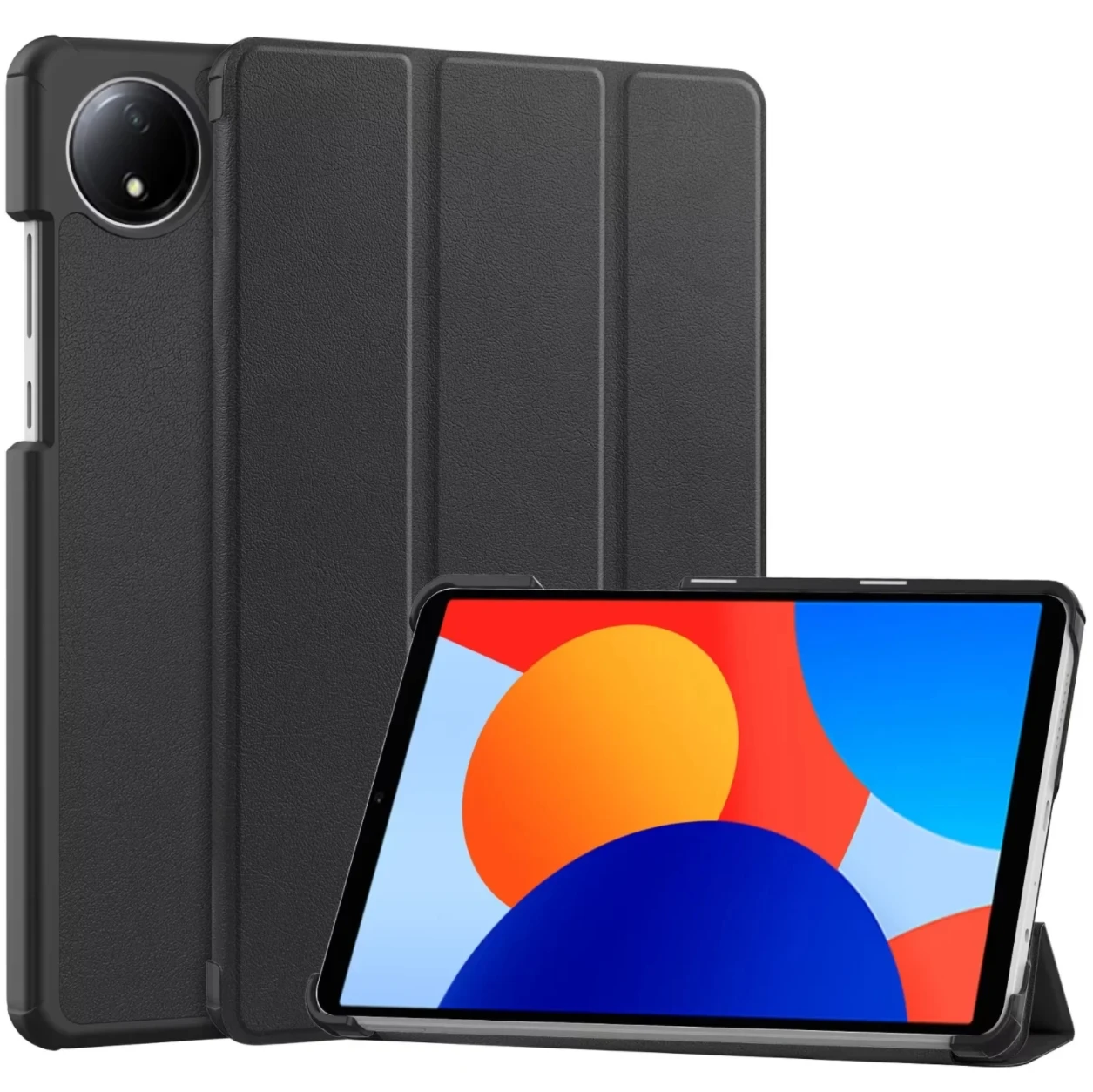 เคสสําหรับ Xiaomi Redmi Pad SE 11 นิ้ว 2023 หนัง PU Tri-Folding Stand ฝาครอบแม่เหล็กพลิก