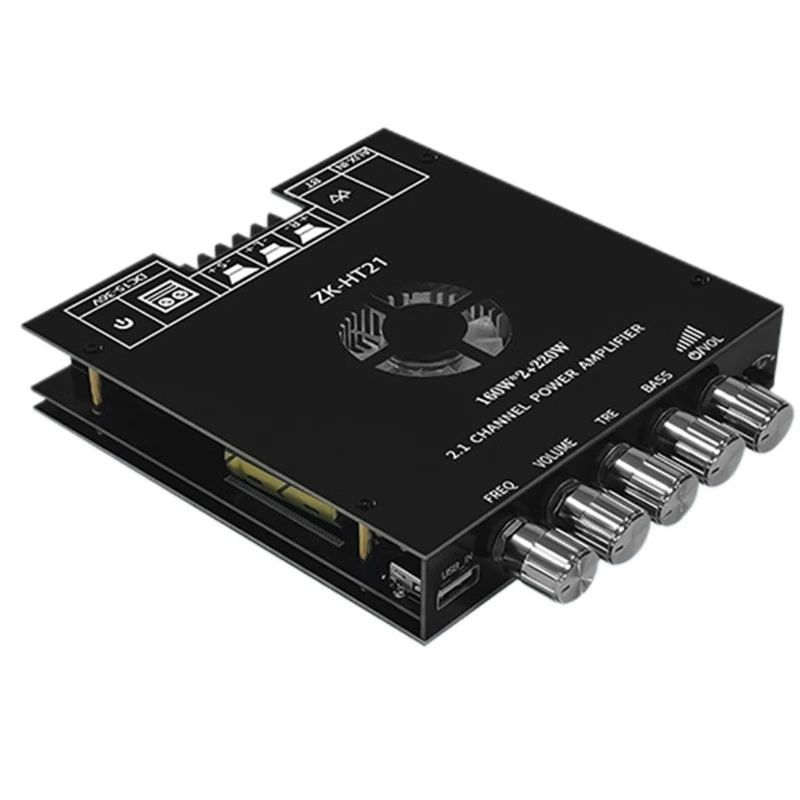 

2.1-channel TDA7498E Bluetooth-compatible Digital Power Amplifier Module High and Low Tone Subwoofer 160WX2+220W