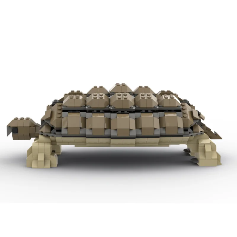 847PCS MOC Tortoise Building Blocks Model, Modular Animal Design, DIY Educational Toy for Kids Birthday Gift