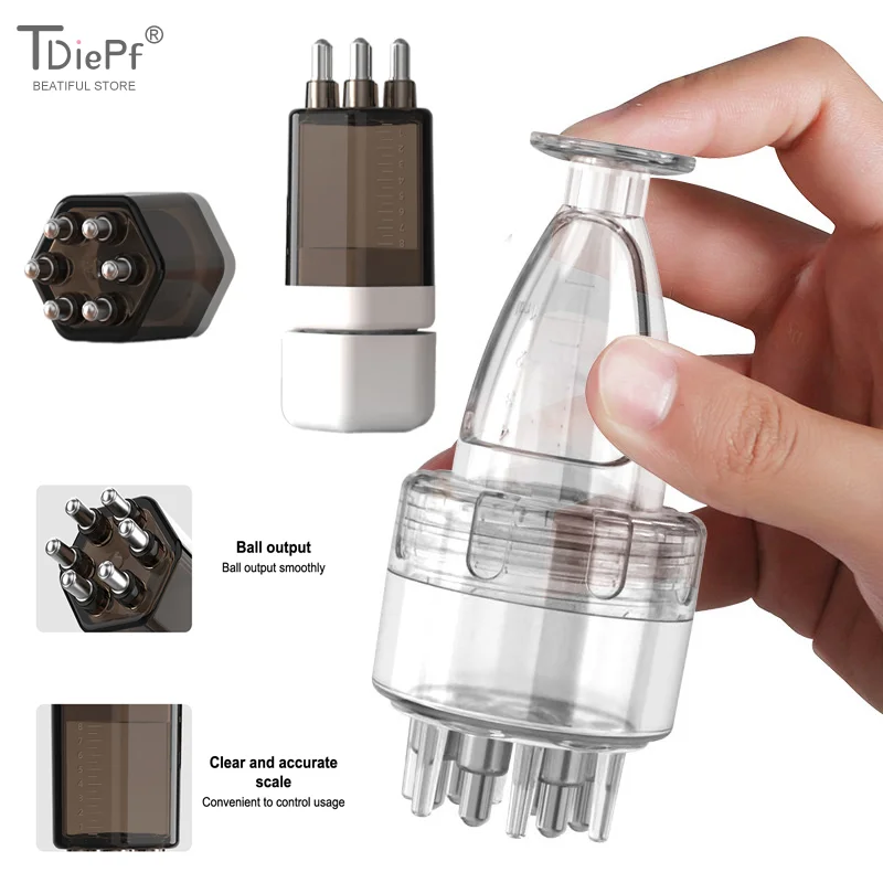 1pc Portable Scalp Applicator Liquid Comb Mini Massage Comb Essential Oil Liquid Guiding Massager Anti Hair Loss Scalp Care Tool