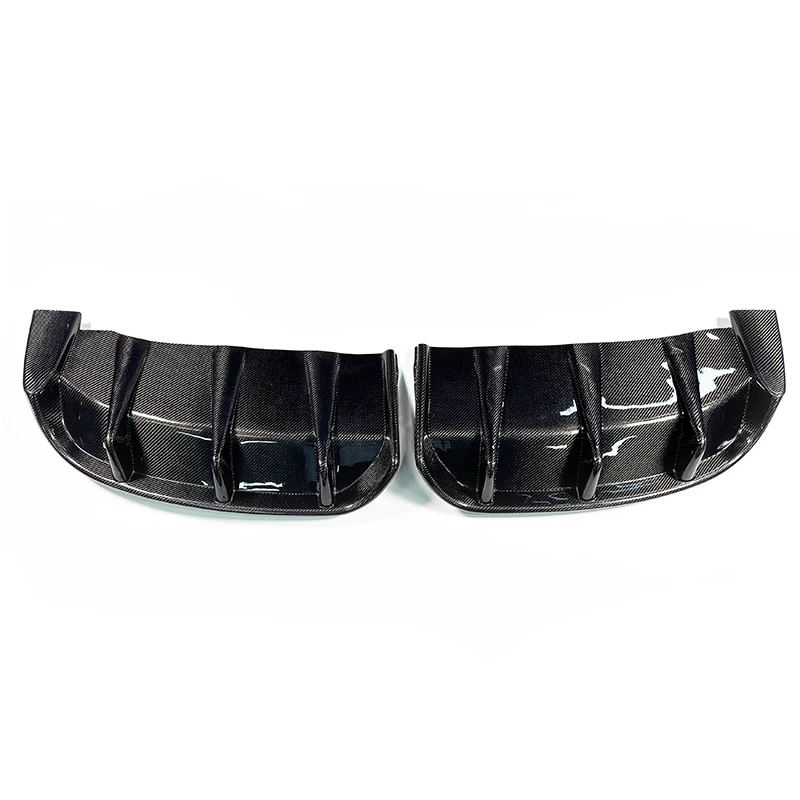Rear Carbon Fiber Diffuser Body Kit Trim For Ford Mustang Mach-E 2021up