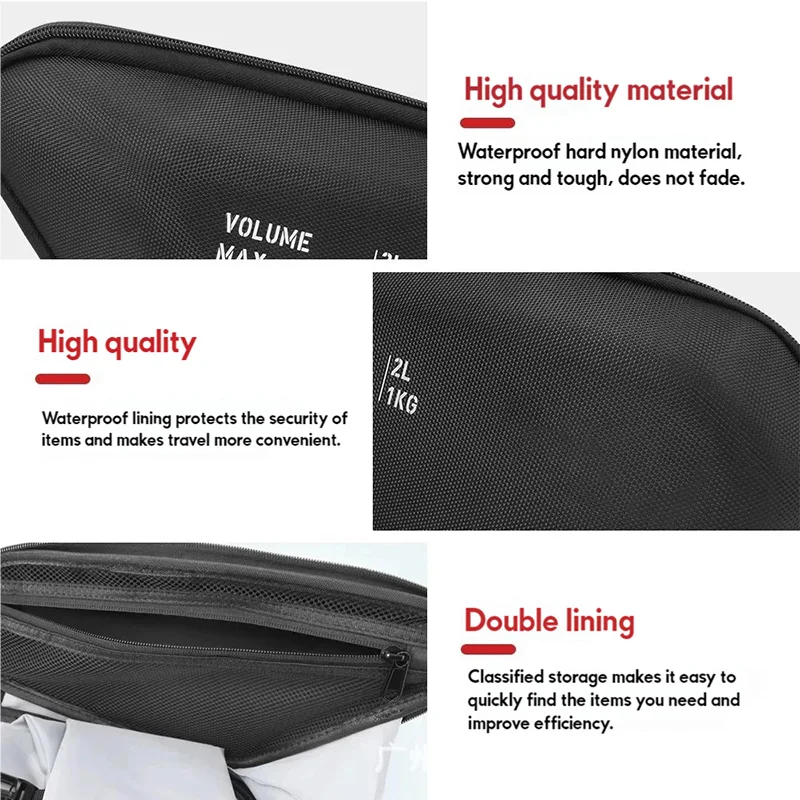 الجانب الإطار حقيبة واق من المطر لسيارات BMW R1300GS Adventure R 1300 GSA R1300 GS ADV 2024 2025 دراجة نارية الجانب حقيبة بإطار تخزين أكياس التعبئة