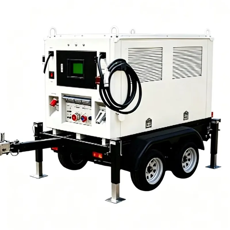 30kW&60kW Mobile Energy Storage DC Fast EV Charger,Portable Charging Station For Commercial Fleet And Logistics Loading Vehicles