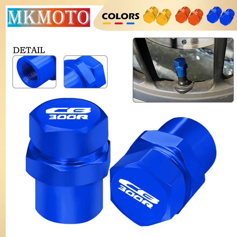 Motorcycle Dustproof Airtight Cover For CB250R CB300R CB1000R cb250r cb300r cb1000r Front Rear Wheel Tire Valve Stem Caps Covers