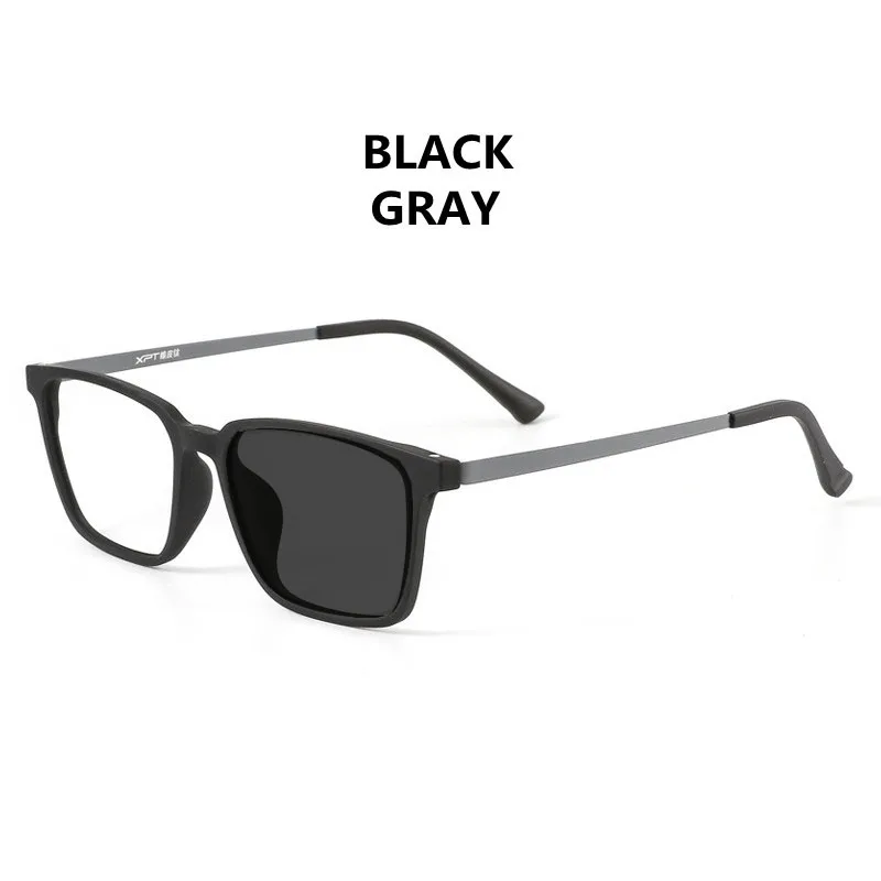 KOCOLIOR Ultraleichte photochrome Lesebrille aus reinem Titan für Männer, Anti-Blaulicht-Presbyopie-Brille, Harzlinse + 0,5, 0,75, 1,75 2,5 3