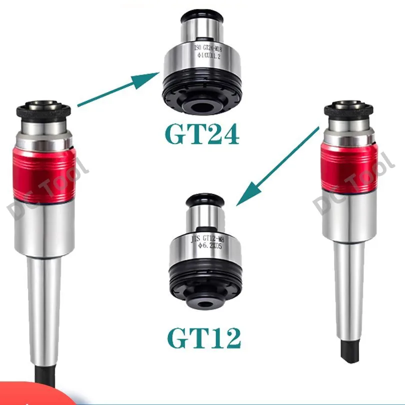 GT12 GT24 Floating Expandable Tapping Tool Holder BT30 BT40 C20 C25 C32 MTA2 MTA3 MTA4 MTA5 Overload Protection Drill Tap Chuck