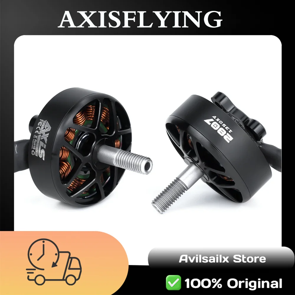 

Бесщеточный двигатель Axisflying AZ2807 1350KV для 7-дюймового FPV дрона дальнего действия для фристайла DIY часть