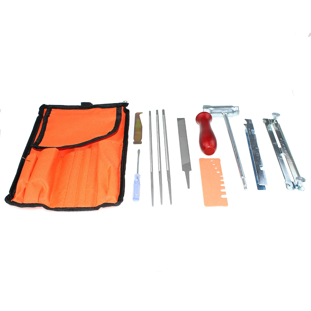 Sharpener File Kit Chainsaw Tool For Stihl Dolmar Makita Oleo-Mac Chainsaw