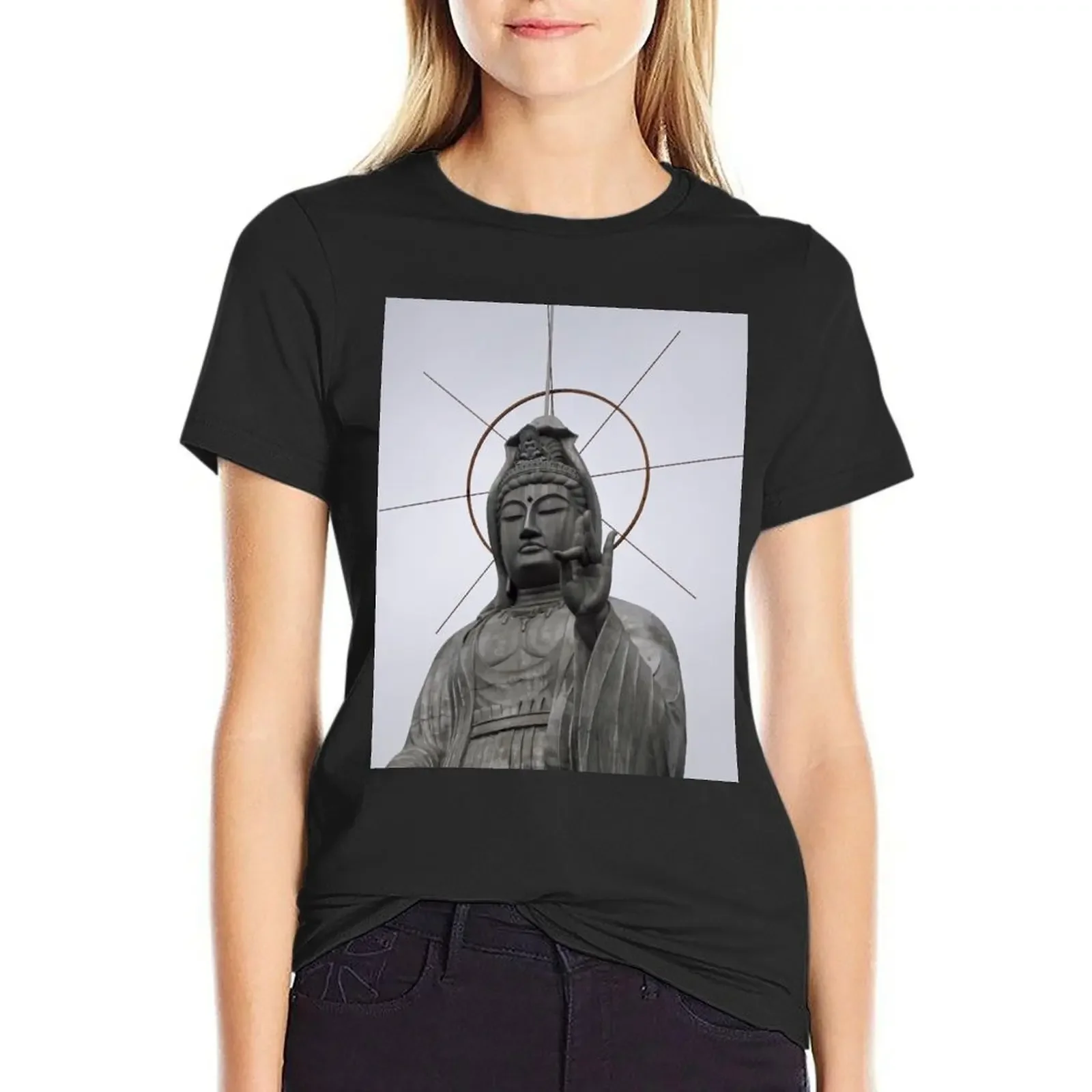 

Kannon, Bodhisattva of Compassion T-Shirt Aesthetic clothing cute clothes summer top tops for Women