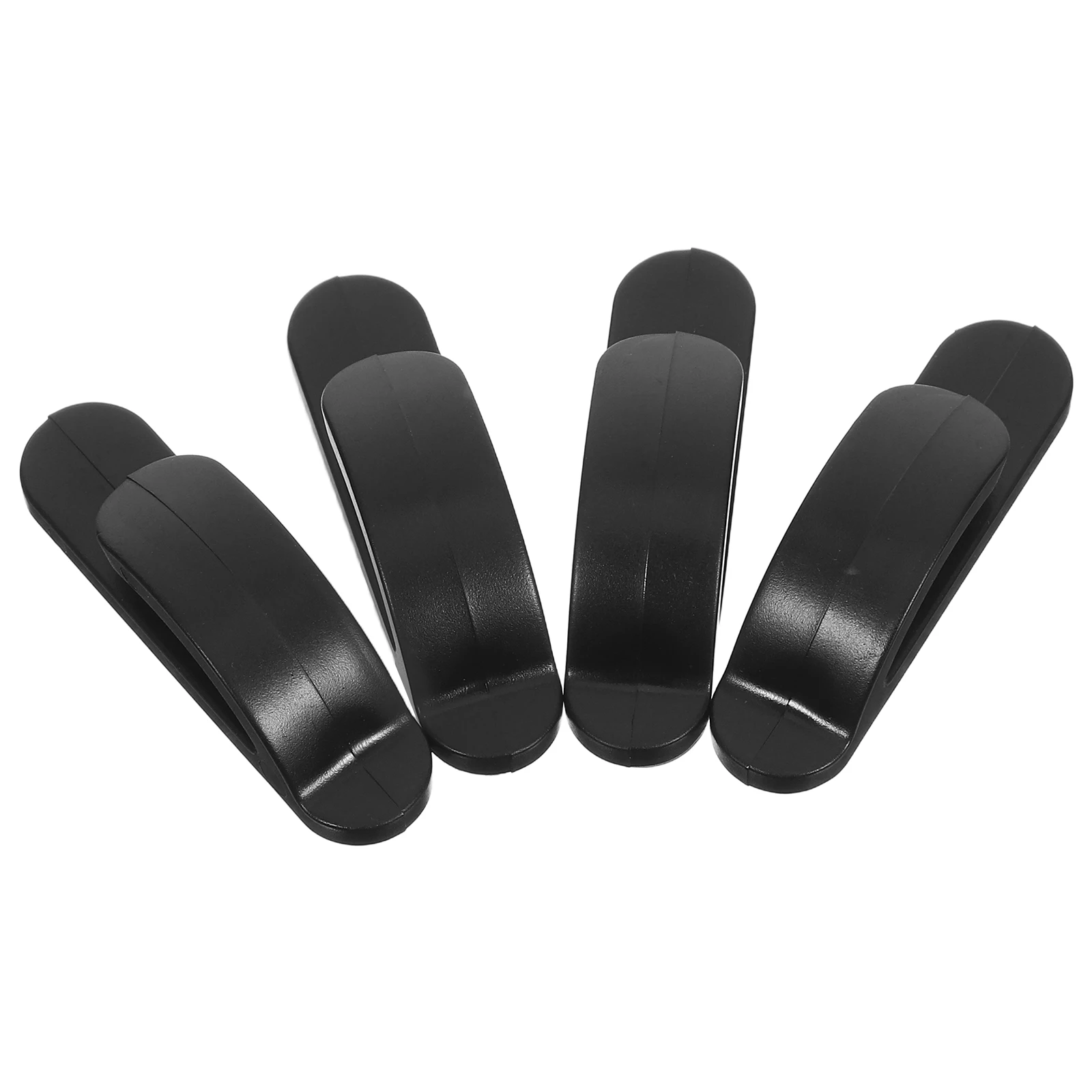 

4 Pcs Mount Key Hooks Black Multifunctional Hangers Durable Creative Accessories Car Sticky Hook Kitchen Bedroom Use