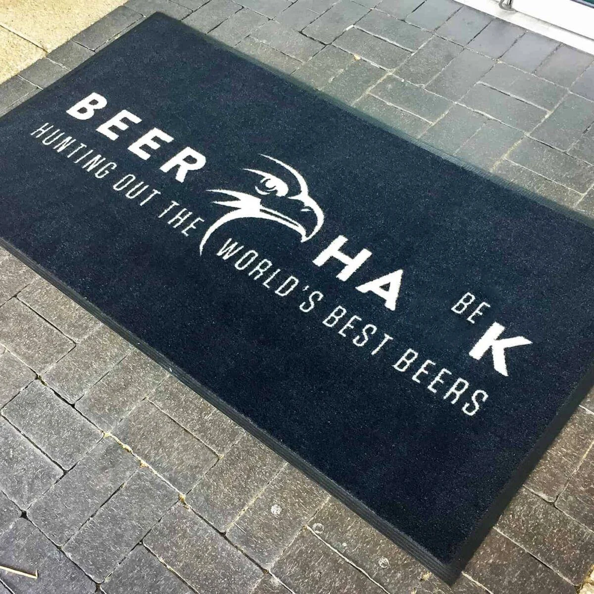 Professional Welcome Design Door Mat Decorative Custom Printed Logo Entrance Welcome Door Mats