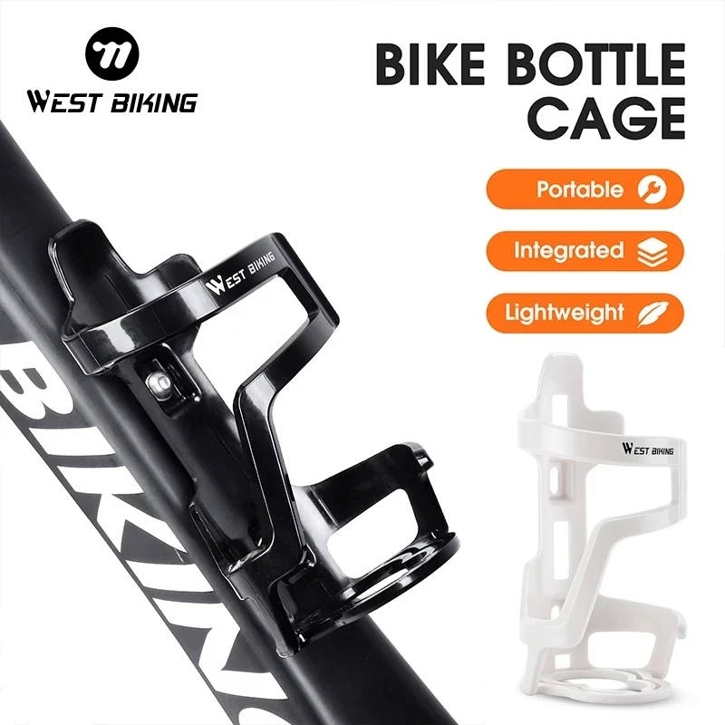 WEST BIKING Bicycle Water Bottle Holder High Toughness MTB Road Bike Bottle Cage Triathlon Cycling Cup Bracket Mount Accessories