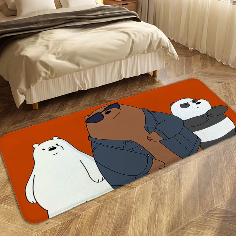 

Anime Carpet A-Bears Entrance of House Washable Non-slip Kitchen Rug Aesthetic Floor Mats Front Door Room Decorating Items Child