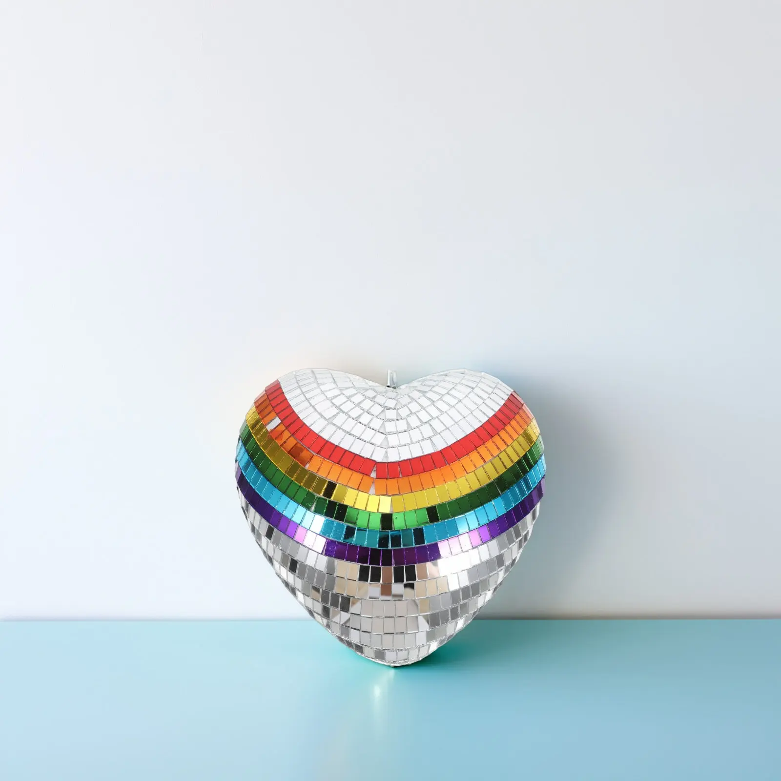 Disco Decor Heart For Wedding Party Decor New Year Party Decoration Shaped Reflective Mirror Ornament Stage