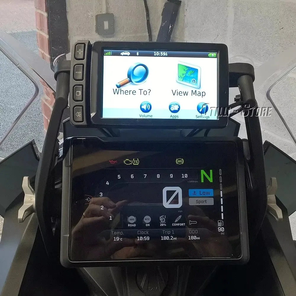 Motorrad Zubehör GPS Halterung Telefon Halter Navigation Halterung Für 1290 Super Abenteuer R 1290 SUPER ABENTEUER S 2017-2024