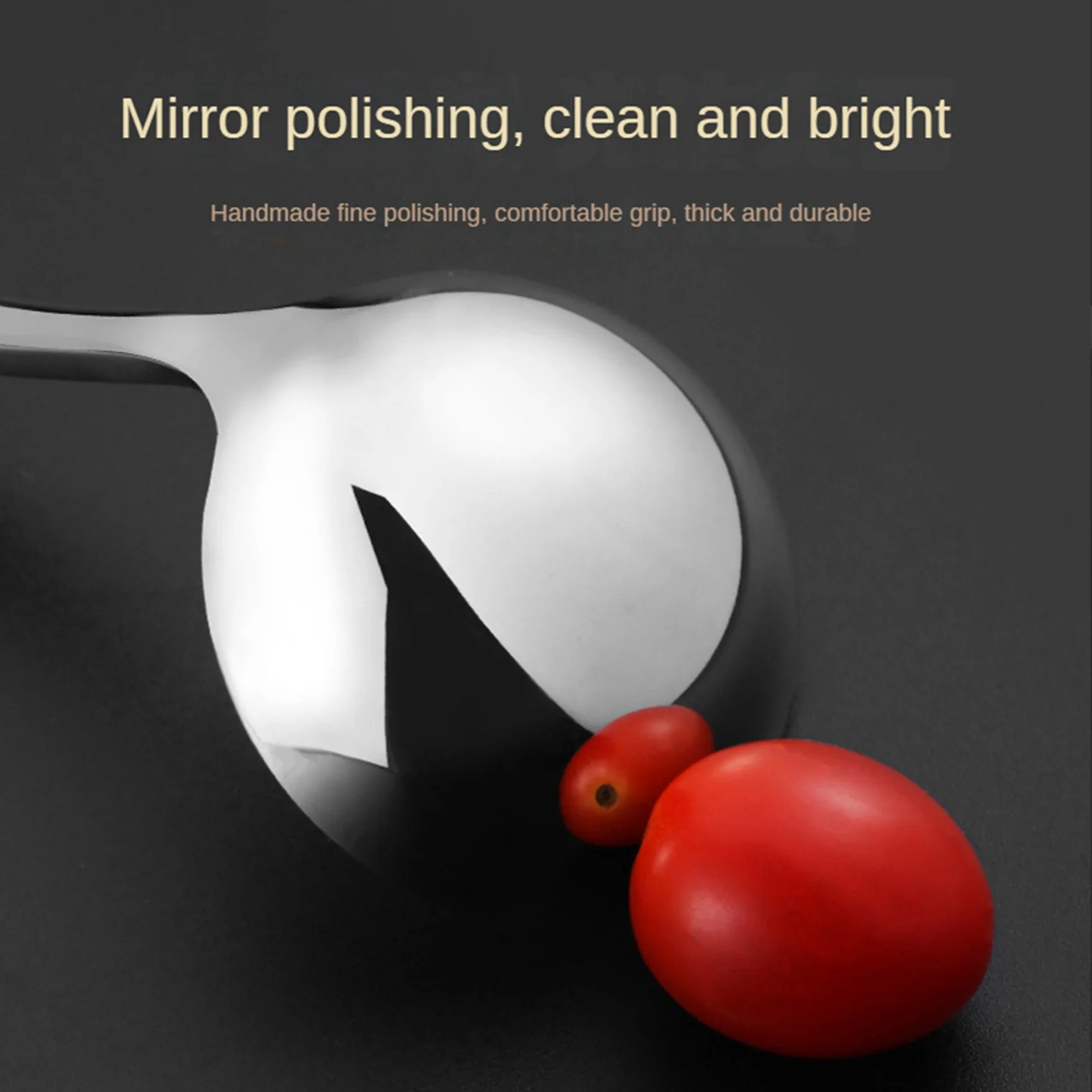 AT19-3X Kitchen Soup Ladle 304 Stainless Steel Punch Luminous Ladell Spoons With Pour Spout Gravy Ladles 11.8 Inch