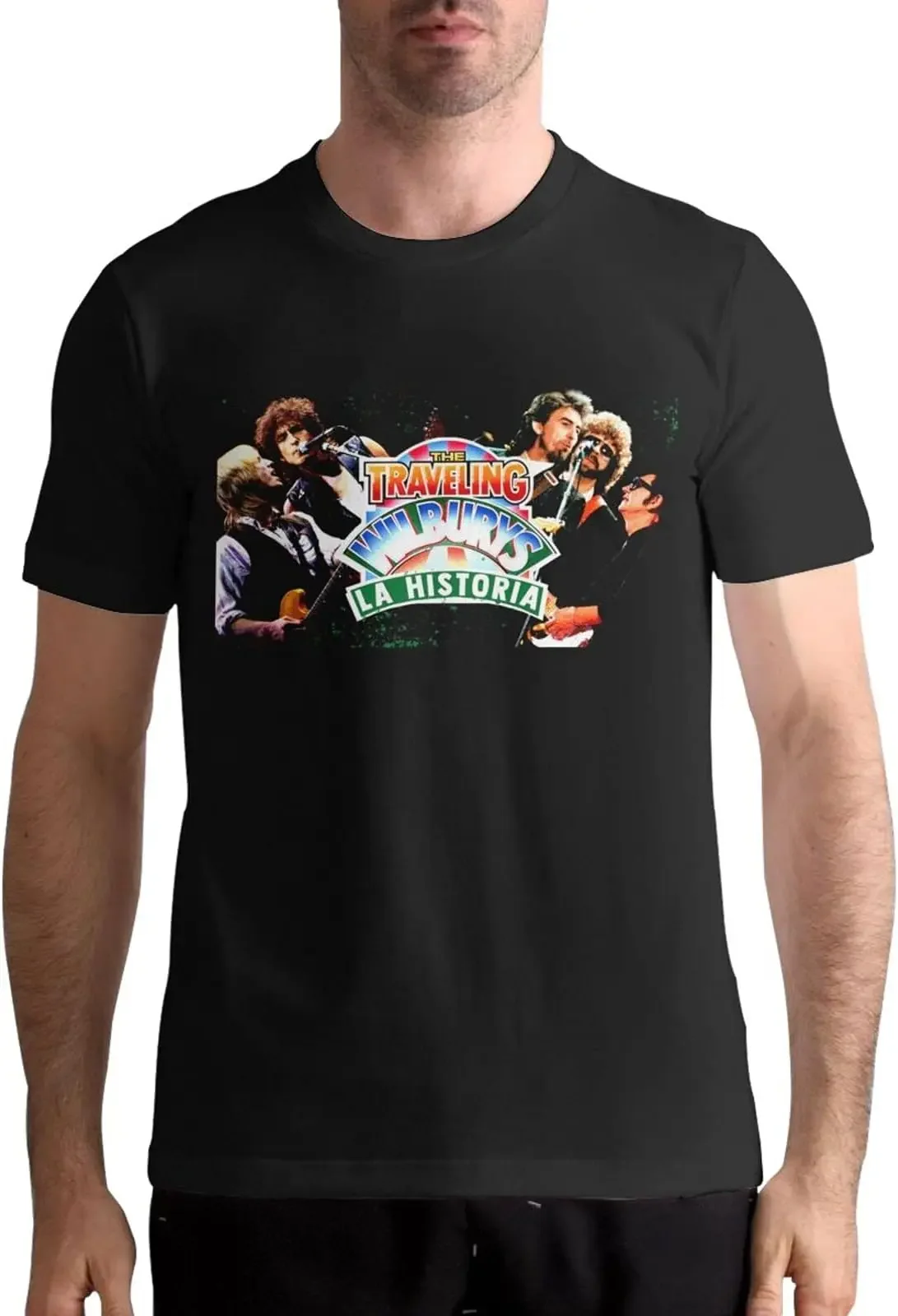 Traveling Wilburys Mens Fashion Tshirt Short-Sleeved T-Shirt Tees High Quality 100%Cotton Short Sleeve