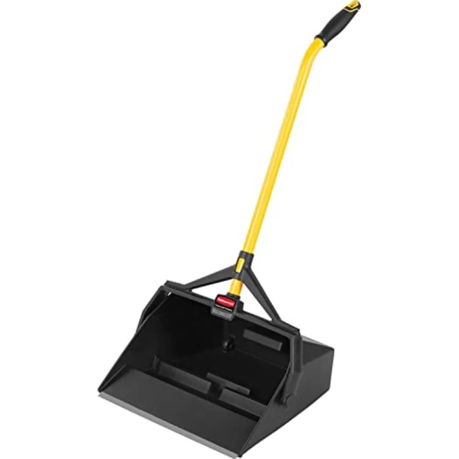 

Maximizer Wet/Dry Debris Dustpan with Hanger Bracket Black Outdoor/Indoor for Wet and Dry Floor Cleaning Compatible with and Br