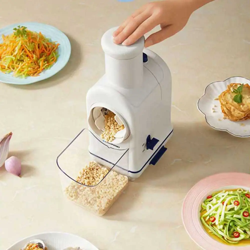 Cortador de verduras eléctrico, cocina multifuncional, trituradora de alimentos para el hogar, rebanador de patatas