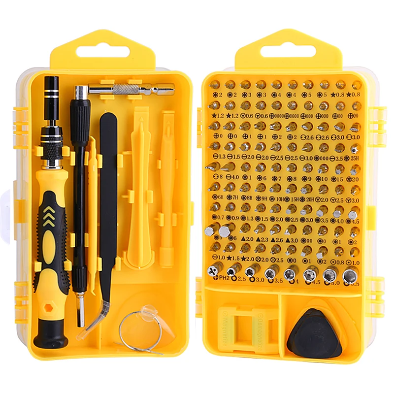 115 In 1 Screwdriver Set Mini Precision Screwdriver For Computer PC iPhone Cellphone Tablet Device Repair Hand Home Tools