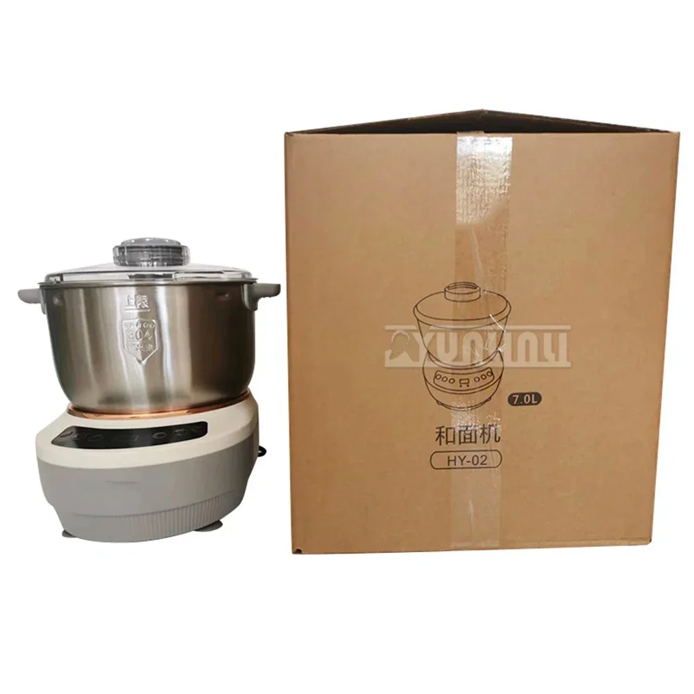 7L Stainless Steel Food Mixer Electric Dough Mixer Kneading Machine Automatic Large Capacity Dough Mixer