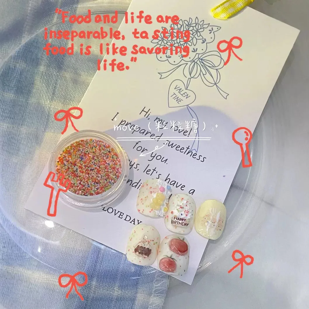 韓国スタイルかわいい子犬ネイルアートジュエリークマバルーン子犬ネイルアート装飾爪アクセサリー