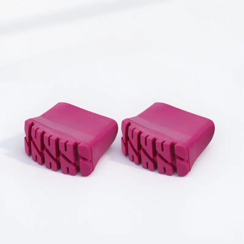 2Pcs Ladder Feet Cover Protector Rubber Anti-Slip Folding Ladder Foot Pads for Herringbone Telescopic Engineering Ladders Home