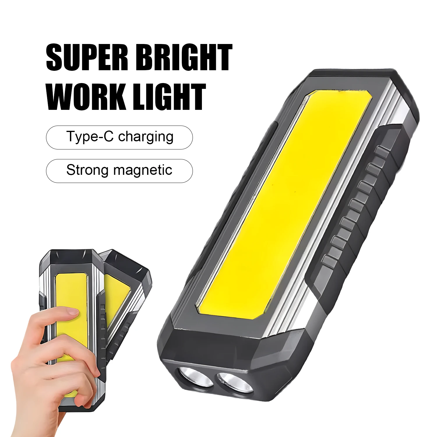 High Power Rechargeable Led Flashlight Led Work Light Camping Long Lasting Rechargeable Lamps Tiki Convoy Flashlights Bank Edc