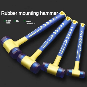 Double rubber hammer with rubber wrist, detachable isolated installation hammer, 25mm to 45mm, 1 Main Main Sales Multifunctional Hammer - №1