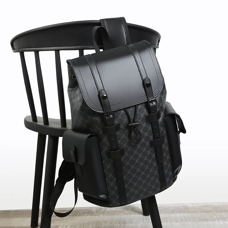 

mochila Men's Fashion PU New Backpack school bag mochilas de hombre mochilas mujer рюкзак school kuromi рюкзак женский сумка