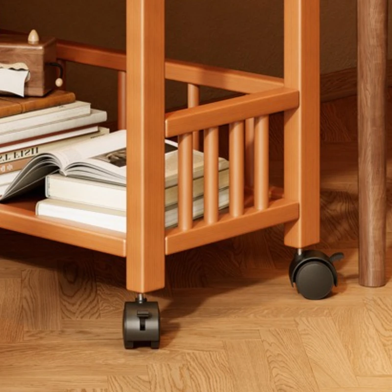 Move Shelf Storage Locker Living Room Display Retro Kitchen Storage Locker Multi-functional BAMBOO Furniture Im Spind MHSNJ