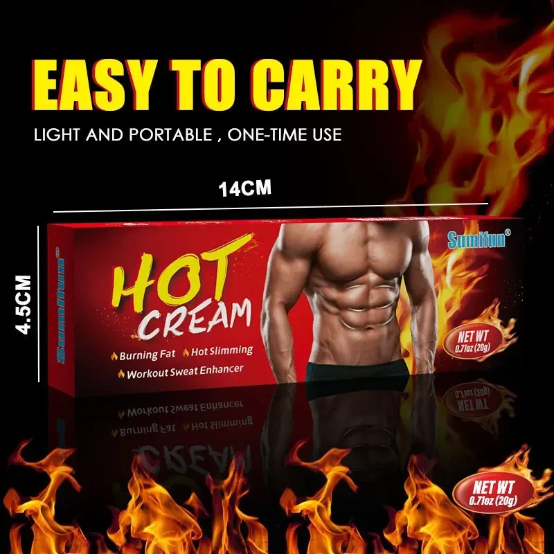 Strong Anti Cellulite Fat Burning Weight Loss Abdominals Muscle Cream For Men Belly Firming Slimming Shaping Gel Body care