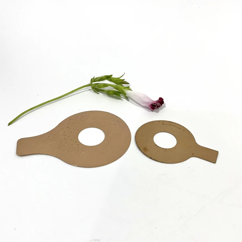 50 Pz/lotto 35X15mm Piezo Trasduttore Rondella di Rame Elettrodo Piastra Fetta