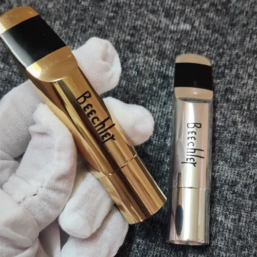 Recién llegado, saxofón Beechler, boquilla de Metal Alto Soprano Tenor, tamaño 5 6 7 8 9, accesorios para saxofón chapados en plata