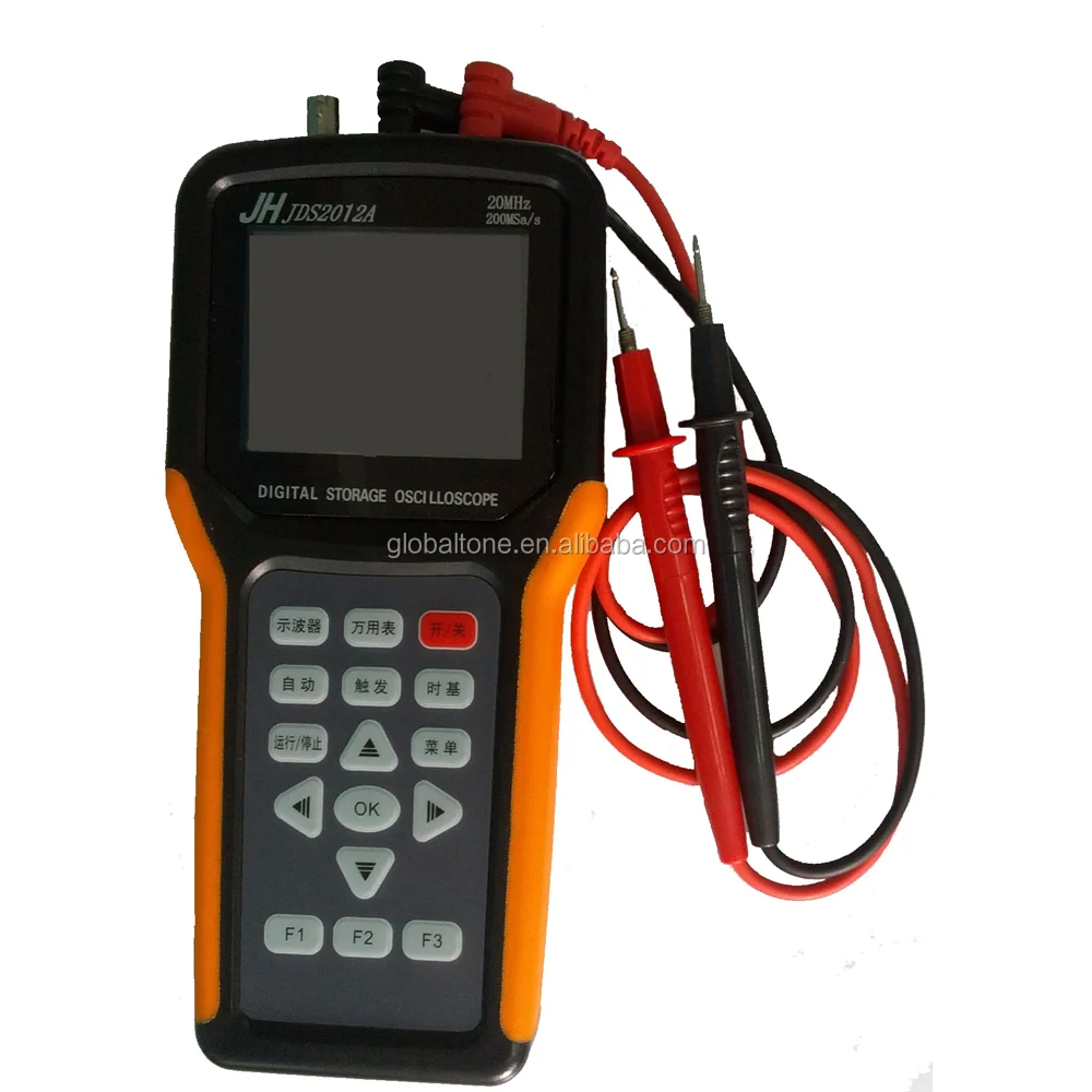 Handheld Digital Storage Oscilloscope 20MHz,1 Channel,200MS/s Sample Rate Engineering Choice JDS2012A Mini Portable Scopes