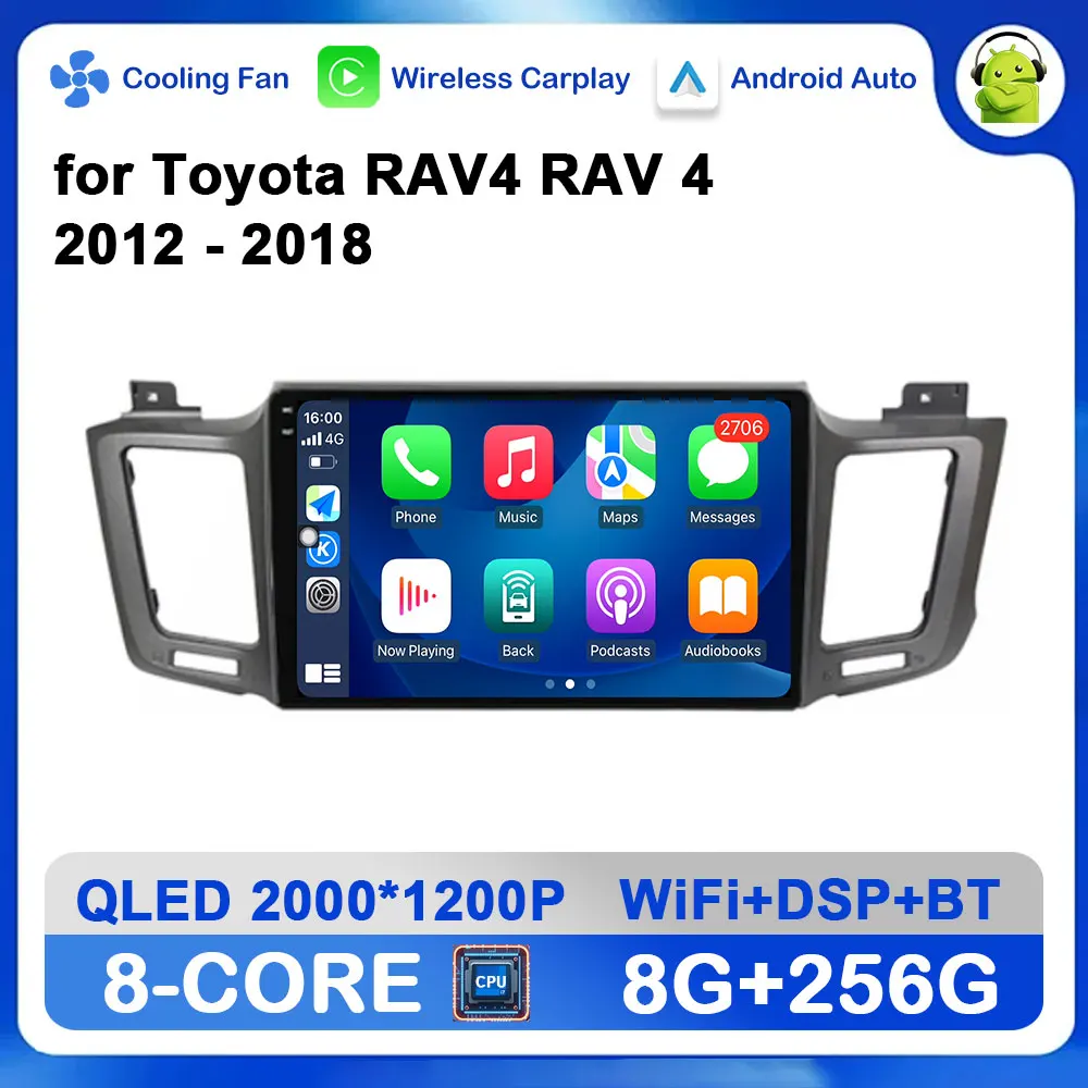 

10.1 inch Android System GPS Navi for Toyota RAV4 RAV 4 2012 - 2018 Car Multimedia Radio Video Player Bluetooth 4G DSP HD Screen