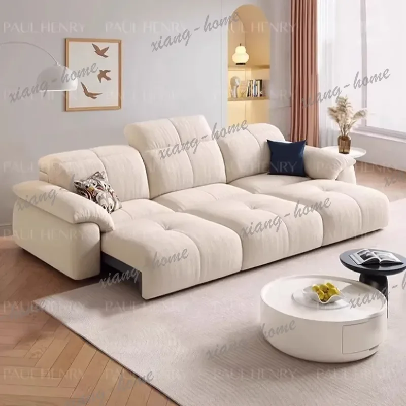 LSApartment Soft Living Room Sofas Europe Luxury Minimalist Recliner Sofa Design Gaming Muebles Para El Hogar Home Furniture