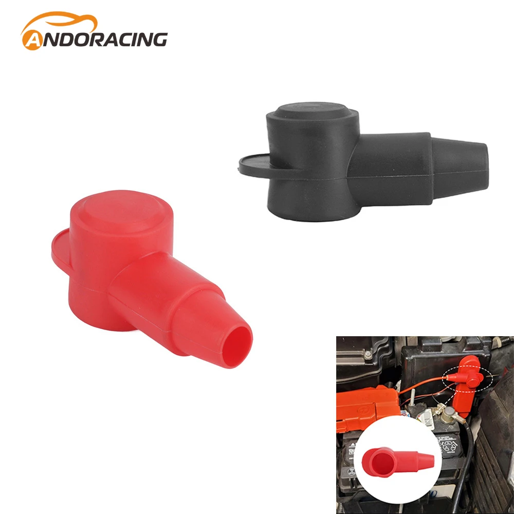 10Pcs Silicone Terminal Covers Car Battery Pile Head Protective Caps Battery Flame Retardant Insulation Sheath