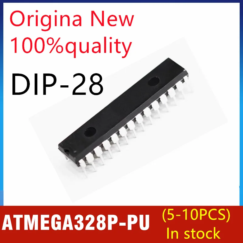 (5-10piece) 100% New atmega328p ATMEGA328P-PU ATMEGA328 DIP-28 Chipset