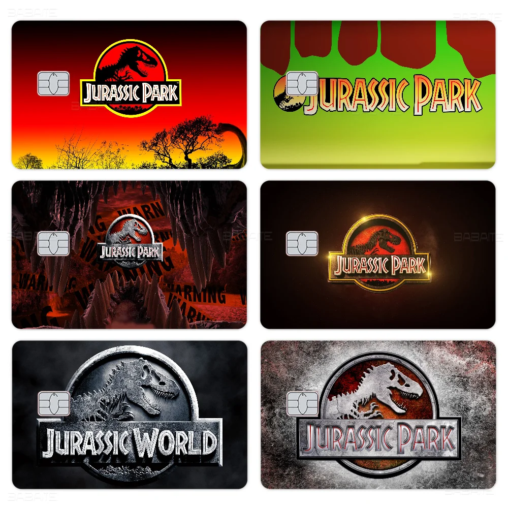 Classic J-JurassicS P-Park Film Different Styles Poker Sticker Film Tape Skin For Credit Card Debit Card Big Chip