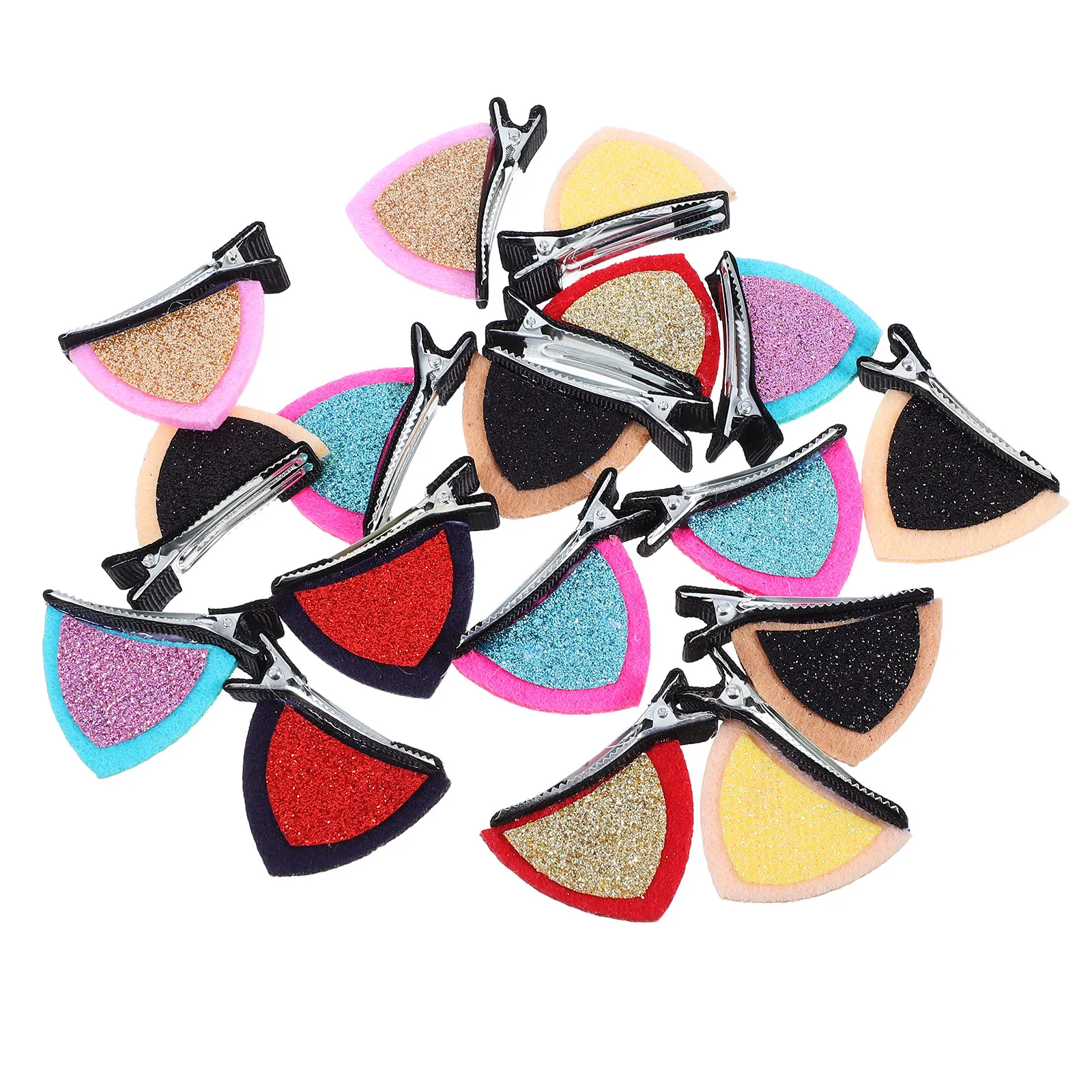 

Набор из 16 заколок для волос в виде кошачьих ушек: очаровательные заколки-зажимы для женщин и девочек, модные аксессуары для волос