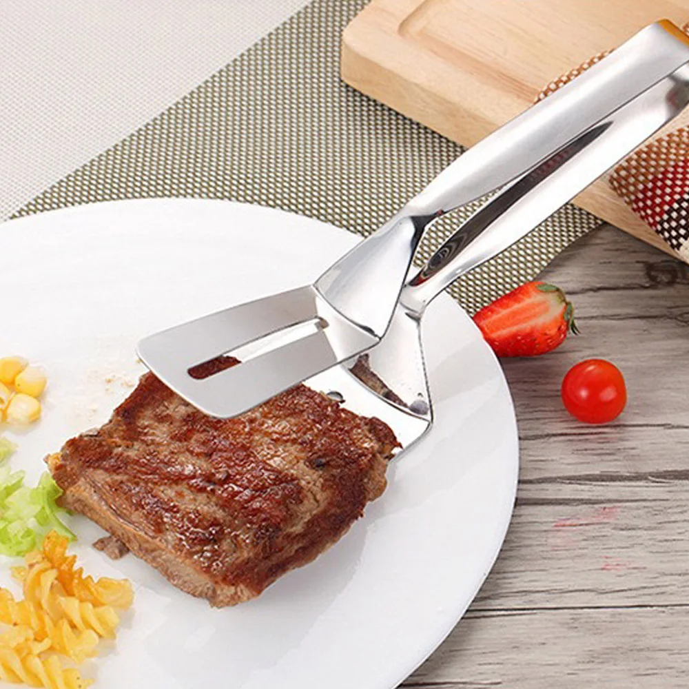 

Frying Shovel Pancake Clip Stainless Steel Fried Fish Shovel Pizza Steak Clamp Barbecue Grilling Tong Kitchen Cooking Tool