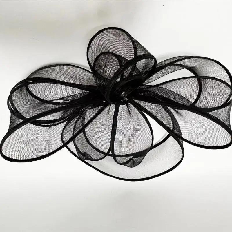 39BD Ribbon Flapper Barrettes Übergroßer Kopfschmuck 1920er Jahre Kunst Haarschmuck Haarspange – Detail 7