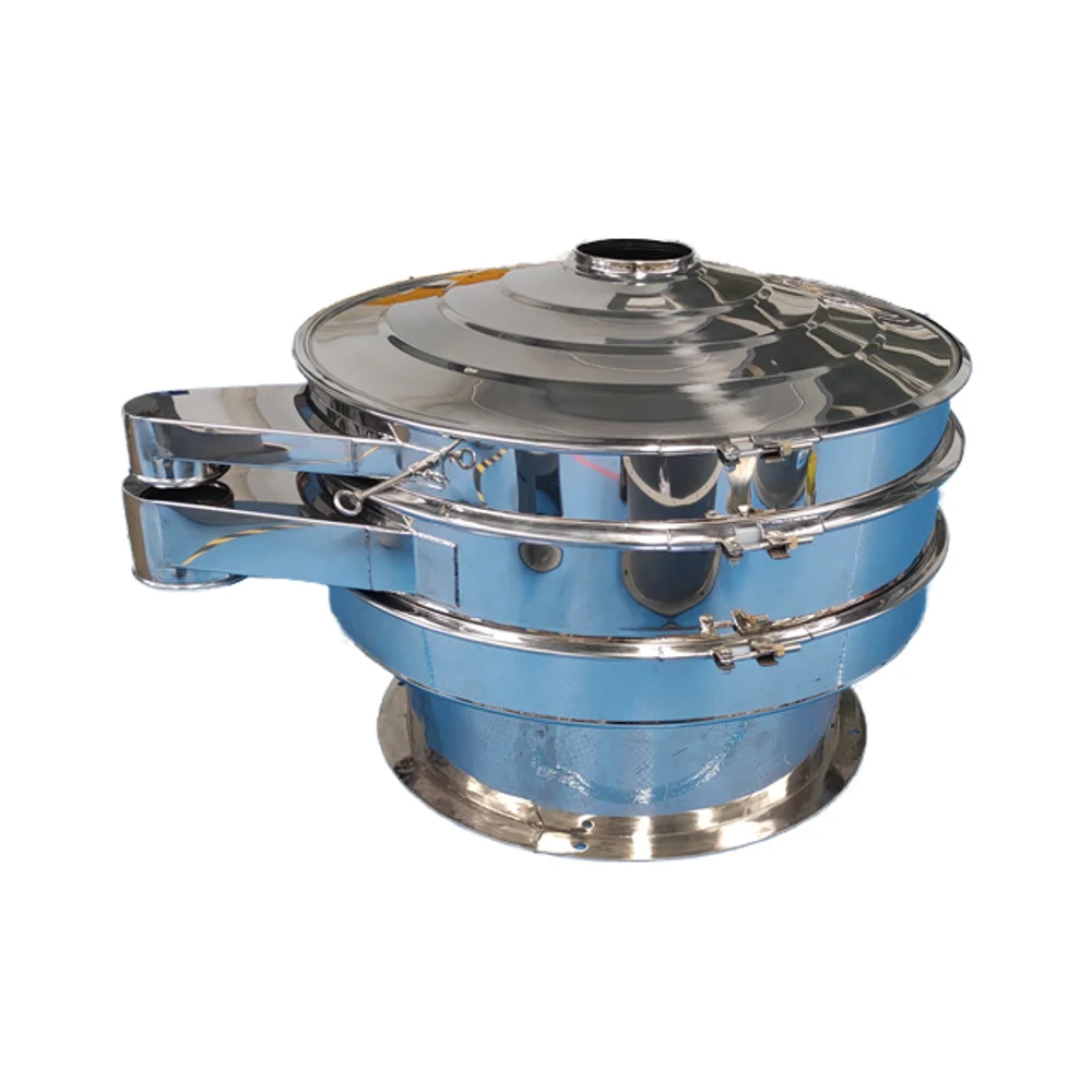 Circular Ultrasonic Sieve Powder Coating Vibrating Screen Sieve Pet Dog Food  Powder Sifter Machine