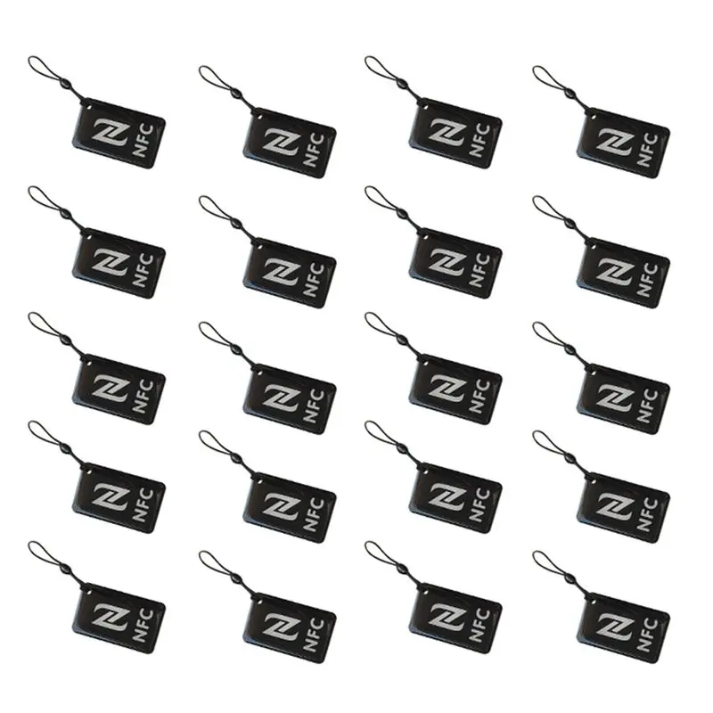 [NEW!A25P】 20Pcs Tags Lable Ntag213 13.56Mhz Smart Card For All Enabled Phone Smart Business Card 42X26mm