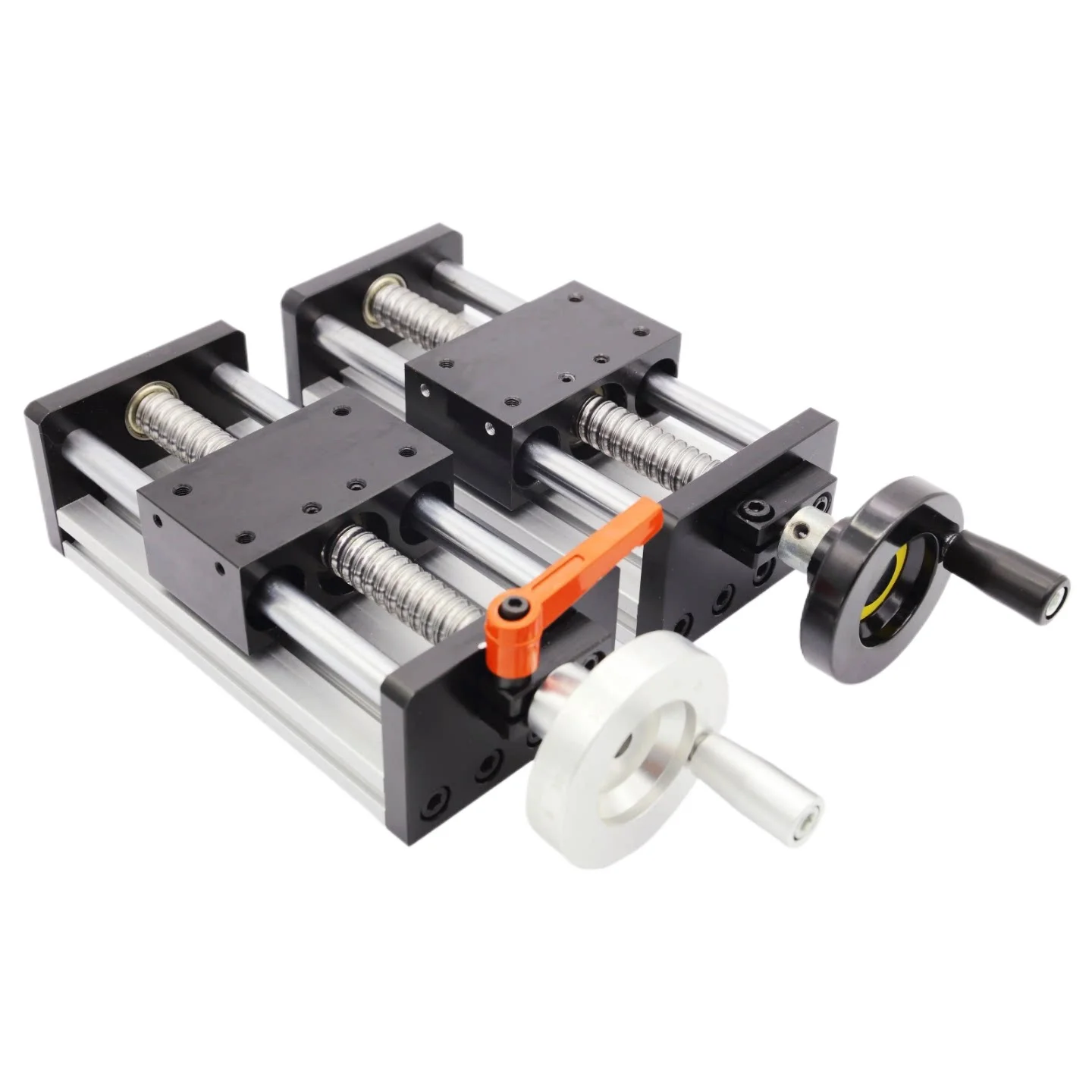 Manual slide table Rocker with locking Dual optical axis Linear module Slide table Manual ball screw module Cross lift