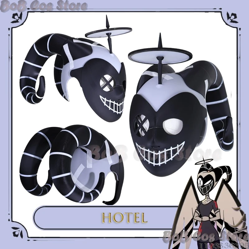 

3D Printing Lute Cosplay Mask Helmets Angel Hotel Anime Halloween Carnaval Anime Cosplay Warrior Christmas Comic Con Outfit