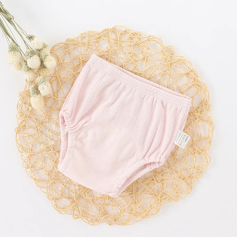 Newborn Training Pants Baby Shorts Solid Color Washable Underwear BABY Boy Girl Cloth Diapers Reusable Nappies Infant Panties