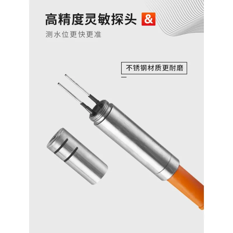 Steel ruler water level detector, electric water depth sensor, liquid level ruler measuring equipment